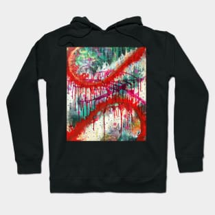 Honeycomb Heart: Inner Power Painting Hoodie